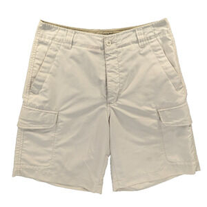 Quiksilver Edition Cargo Shorts 30 Men's VTG Beige Quick Dry Performance Outdoor